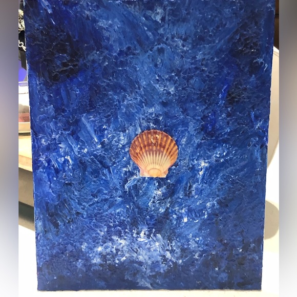 Ocean 🌊 Sea Art Handmade: Acrylic & Shell - Picture 9 of 16